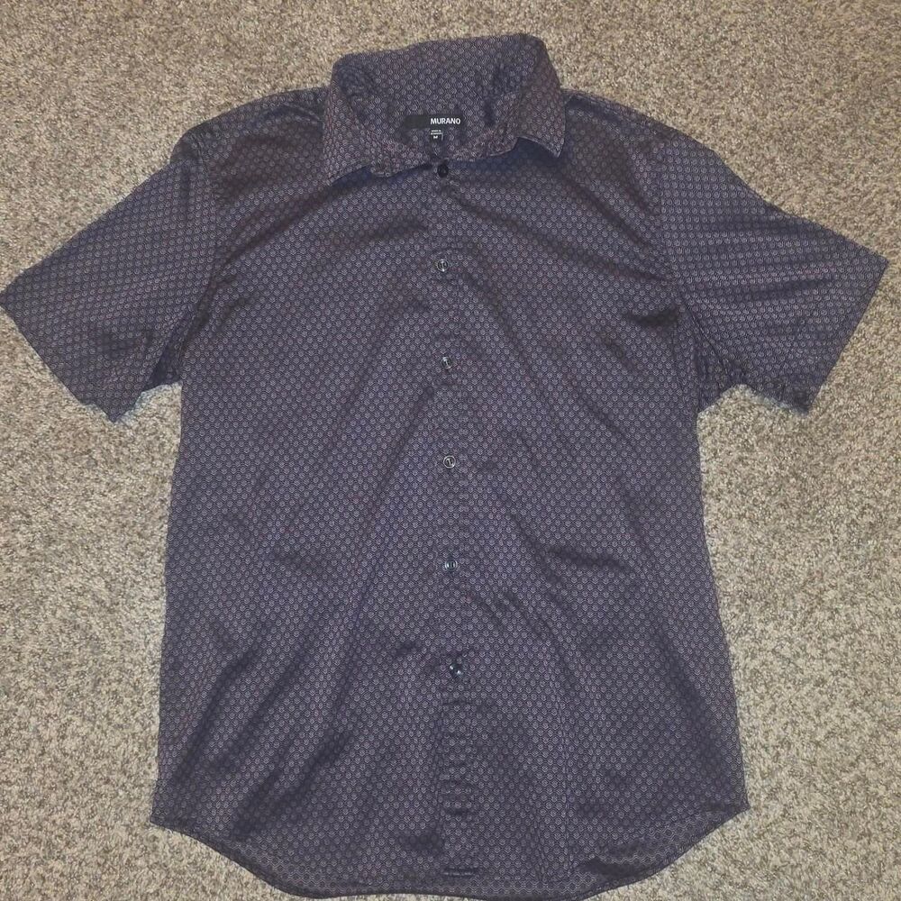 Murano Men's Purple and Black Shirt